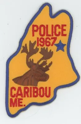 Maine Me Caribou Police Nice State Shaped Shoulder Patch Sheriff • $4.99