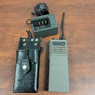 Motorola Walkie-Talkie Two Way Radio HT600 With Case & NTN4666A Charger &Antenna • $69.99