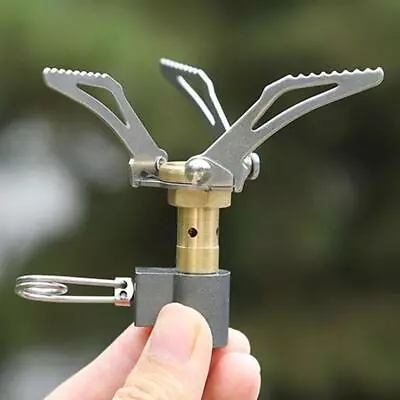 Mini Pocket Stove Outdoor Camping Gas Burner Portable Picnic Hiking Backpacking • $6.54