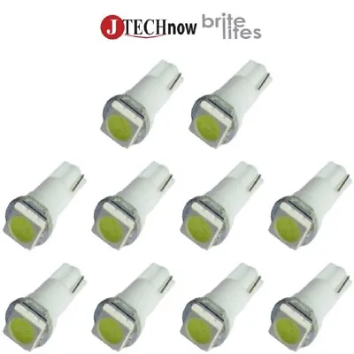 Jtech 10x T5 White Instrument Panel Dash Light LED Bulb 74 17 18 37 70 2721 • $7.49