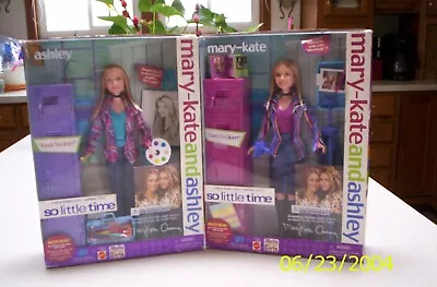 Lot Of Dolls 2002  So Little Time  Rare By Mattel Mary-kate & Ashley Olsen Twins • $19.99