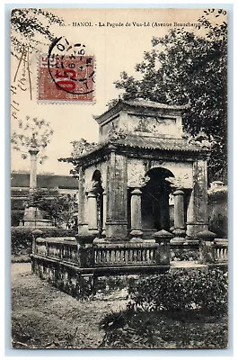 C1910 La Pagode De Vua-Le (Avenue Beauchamp) Hanoi Vietnam Postcard • $39.95