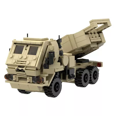 MOC M142 HIMARS FMTV TRUCK Building Bricks Army Military Vehicle Cars Model • $78.09