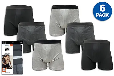 Men's 6-Pack Boxer Briefs Cotton Comfort Stretch Underwear S - 3XL • $17.95