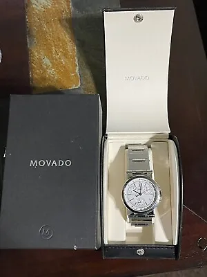 Movado Vizio Chronograph Wrist Watch For Men 84.C5.898 • $550