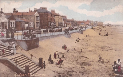 £2 • Buy 1918 Postcard: The Sands (2), Redcar, North Yorkshire