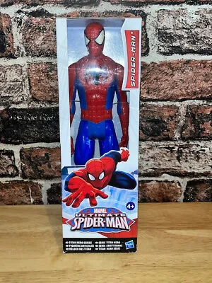 NEW Marvel 12  Ultimate Spiderman Action Figure Titan Hero Licensed Hasbro • £10.27
