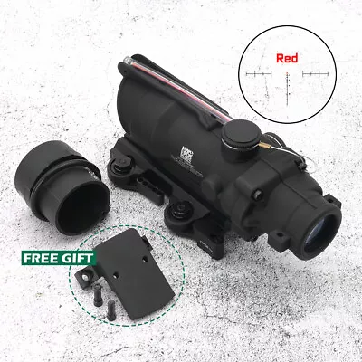 ACOG 4X32 Red/Green Fiber Optics Scope Cross/ Arrow Reticle Sight Shockproof • $168.99