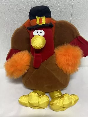 Turkey Plush VTG 1994 GIBSON STUFFED Animal MR GOBBLES 12  Thanksgiving • $17.11