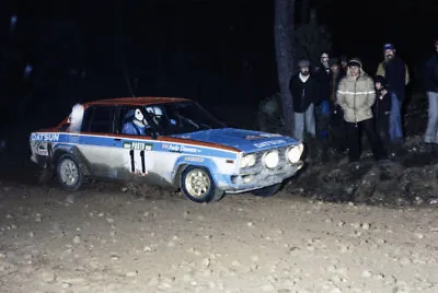 Andy Dawson Martin Holmes Datsun Violet 160J WRC Rally 1979 Racing Old Photo • $10