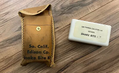 Vintage Southern California Edison First Aid  Snake Bite Kit / NEW OLD STOCK • $59.95