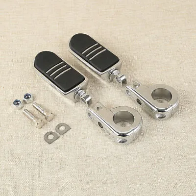 $49.99 • Buy 1-1/4  Highway Guard Bar Foot Pegs Mount Clamps For Yamaha V-Star 650 950 1100 