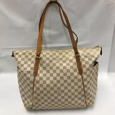 Auth Louis Vuitton Totally GM Damier Azur Tote Bag M51263 From Japan 0325 8177 • $211.42