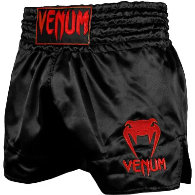 Venum Classic Muay Thai Shorts - Black/Red • $36.50