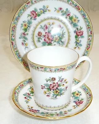 Vintage Coalport Foley MING ROSE Tea Set Trio Cup Saucer Plate 🌸 FABULOUS 🌸 • £9.99