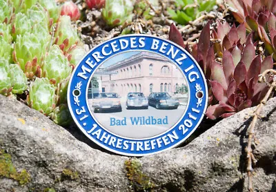 Vintage Automobil Car Radiator Badge # Mercedes Benz Ig Ponton Rally Bad Wildbad • $55.30