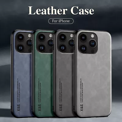 $9.17 • Buy Case For IPhone 14 13 12 11 Pro Max XS XR X 8 7 Plus Magnetic Soft Leather Cover