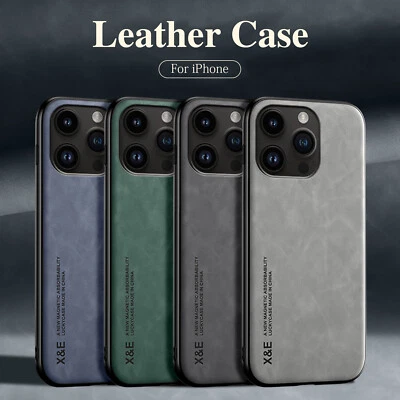 $4.97 • Buy Case For IPhone 14 13 12 11 Pro Max XS XR X 8 7 Plus Magnetic Soft Leather Cover