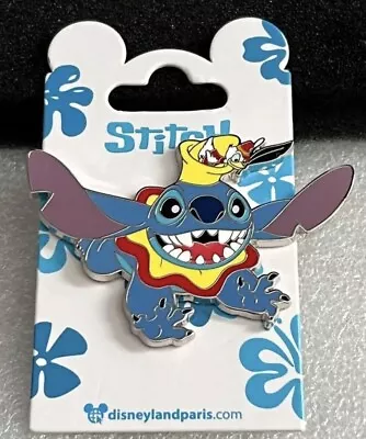 Disney DLRP Stitch As Dumbo The Flying Elephant With Duckling DLP Paris Pin • $14.40