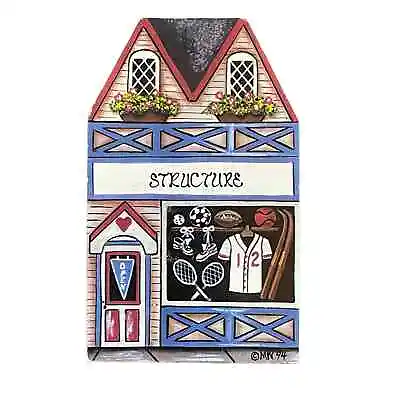 Wooden Handpainted Home Cottage Decor Vintage 1994 Structure Sports Brandywine • $6.99