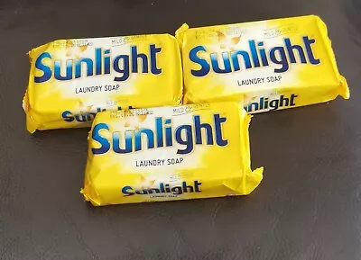 3 X 175g Sunlight Multi Purpose Soap Lemon Kitchen Laundry Bars  • £15