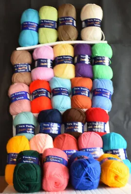 New Fashion Wool Dk - Woolcraft Yarn Knitting Crochet Baby Child Adult 100g Ball • £3.99