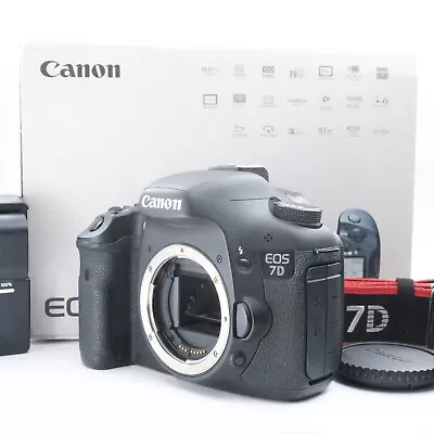 Canon EOS 7D 18.0MP DSLR Camera  SC10700 Boxed Mint   1110700396 Black (Body) • $229.99