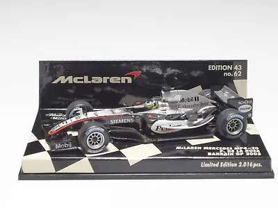 MINICHAMPS 1:43 McLAREN MERCEDES MP4-20 P. DE LA ROSA BAHRAIN GP 2005 #62 • $24.88