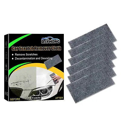 6 Pcs Nano Sparkle Cloth For Car Scratches Nano Magic Cloth Scratch Remover New • $10.48