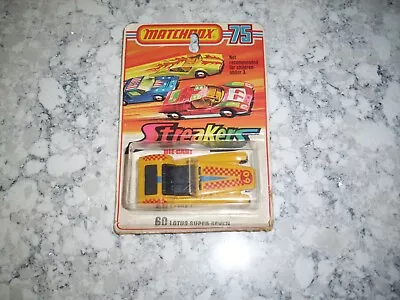 1970's MATCHBOX STREAKERS #60 LOTUS SUPER SEVEN BP • $20