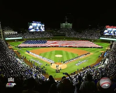 Wrigley Field Chicago Cubs 2016 World Series Game 3 *LICENSED* 8x10 Photo • $12.95