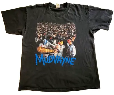 Vintage Mudvayne Shirt 2002 Can You Dig It Men's Black X-large Rock Band • $149.87