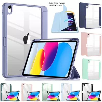 For IPad 7/8/9/10th Generation 10.2  10.9  Case Cover With Pencil Holder Air 4 5 • £9.99