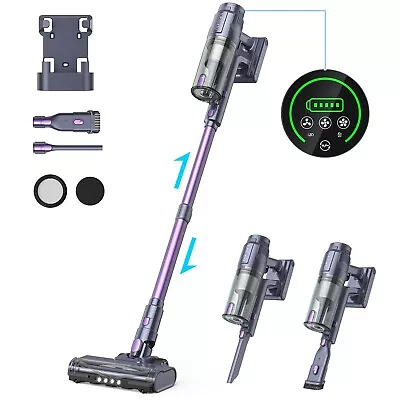 Lubluelu 30Kpa Cordless Stick Vacuum Cleaner 6-in-1 Handheld Vacuum LED Nozzle • $199