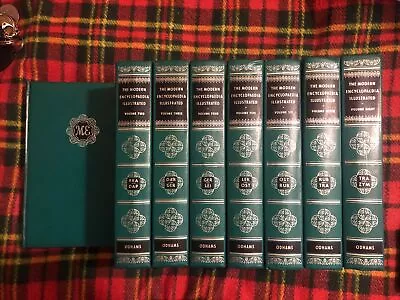ODHAMS 📕 Modern Encyclopaedia 1-8 Illustrated Volumes Excellent Condition 1966 • £39.85