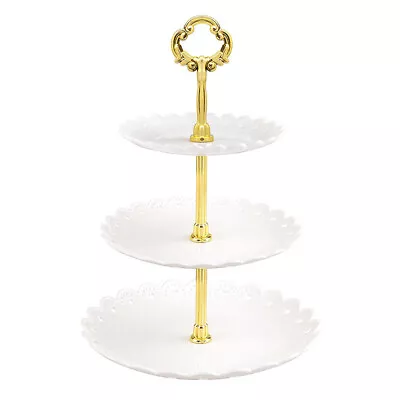 Detachable Cake Stand 3 Tier Pastry Cupcake Fruits Plate Serving Home Holder Art • $16.42