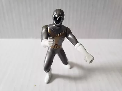 2000 McDonalds Power Rangers Lightspeed Rescue Titanium Ranger Figure Toy • $3