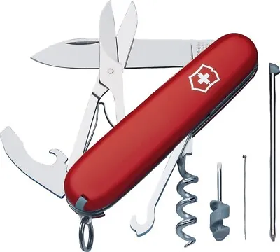 New Swiss Army 1.3405-x1 Red Compact Victorinox Pocket Knife Multi Tool • $54.99