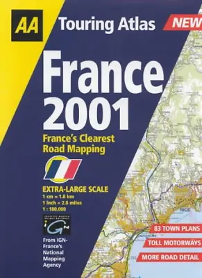 Touring Atlas France 2001 • £4.48