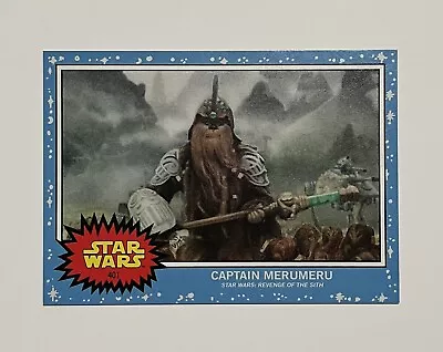 2023 Topps Star Wars Living Set #401 Captain Merumeru PR 1125 • $7.28