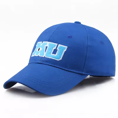 Baseball Cap Monsters University MU Stitched Blue Cap Disney Parks Pixar Hats • $9.98