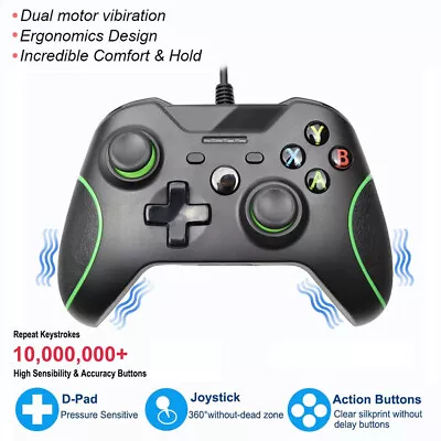 $38.99 • Buy USB Wired Controller Controle For Microsoft Xbox One Controller Gamepad Joystick