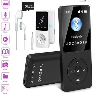 Portable Bluetooth MP3 Player HIFI Music Speakers MP4 Media FM Radio Recorder • $21.99