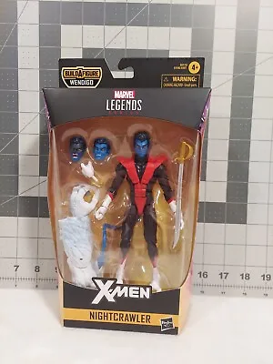 Marvel Legends Series X-Men Nightcrawler BAF Wendigo Factory Sealed  • $65
