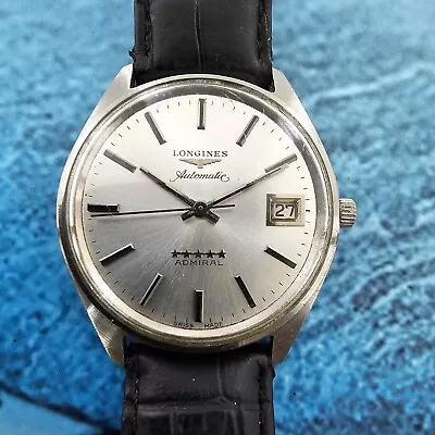 Vintage Longines Admiral Five Stars Automatic Men's Watch • £399