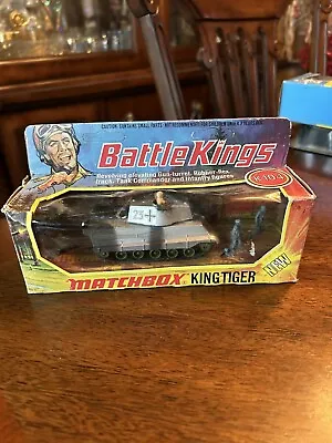 MATCHBOX BATTLE KINGS K-104 King Tiger Tank Boxed • $64.99