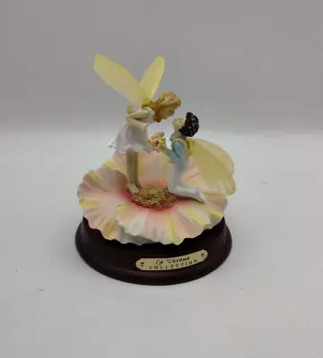 La Verona Collection Fairy Figurines Boy & Girl In Hibiscus Flower With Box • $8.99