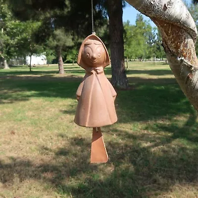 1970s Pacific Stoneware Terracotta Wind Chime Little Red Riding Hood • $40