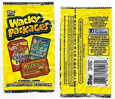 2014 Topps Wacky Packages Series 1 Collector's Edition OPENED WRAPPER • $1.99