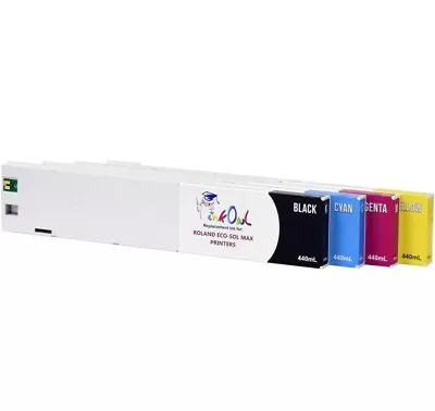 4x440ml InkOwl Compatible Cartridge Pack To Replace Mimaki SS21 • $260